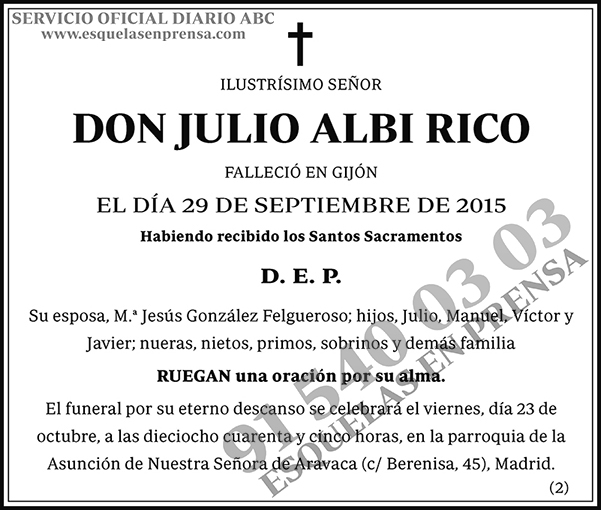 Julio Albi Rico